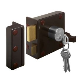 Rim lock incl. installation